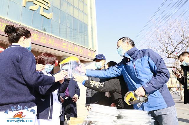 国际十大娱乐正规网址向国际十大娱乐正规网址附属张掖人民医院捐赠防护物资